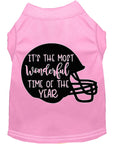 Load image into Gallery viewer, Pet Shirt "It's The Most Wonderful Time Of The Year (Football)"