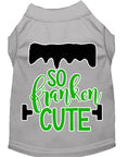 Load image into Gallery viewer, Pet Dog & Cat Shirt Screen Printed, "So Franken Cute"