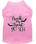 Load image into Gallery viewer, Halloween Pet Dog & Cat Shirt Screen Printed, "Trick Or Treat Yo' Self"