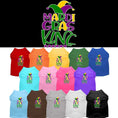 Load image into Gallery viewer, Pet Dog & Cat Shirt Screen Printed, "Mardi Gras King"