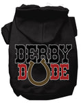 Load image into Gallery viewer, Pet, Dog & Cat Hoodie Screen Printed, "Derby Dude"