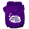 Load image into Gallery viewer, Pet Hoodie "Smarter Than Most People"