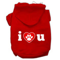 Load image into Gallery viewer, Pet Hoodie "I Love U"