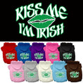 Load image into Gallery viewer, Pet Hoodie "Kiss Me I'm Irish"
