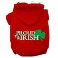 Load image into Gallery viewer, Pet Hoodie "Proud To Be Irish"