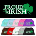 Load image into Gallery viewer, Pet Shirt "Proud To Be Irish"