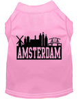 Load image into Gallery viewer, Pet Dog & Cat Shirt Screen Printed, "Amsterdam Skyline"