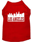 Load image into Gallery viewer, Pet Dog & Cat Shirt Screen Printed, "Los Angeles Skyline"