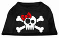 Load image into Gallery viewer, Pet Dog & Cat Shirt Screen Printed, "Skull Crossbones Bow"