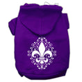 Load image into Gallery viewer, Pet Hoodie "Henna Fleur De Lis"