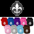 Load image into Gallery viewer, Pet Hoodie "Henna Fleur De Lis"