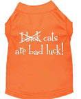 Load image into Gallery viewer, Pet Dog & Cat Shirt Screen Printed, "Black Cats Are Bad Luck"