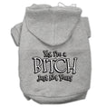 Load image into Gallery viewer, Pet Hoodie "Yes, I'm A Bitch, Just Not Yours"