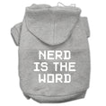 Load image into Gallery viewer, Pet Hoodie "Nerd Is The Word"