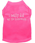 Load image into Gallery viewer, Pet Shirt "I Really Did Eat The Homework"