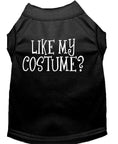 Load image into Gallery viewer, Halloween Pet Dog & Cat Shirt Screen Printed, "Like My Costume?"