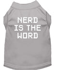 Load image into Gallery viewer, Pet Shirt "Nerd Is The Word"