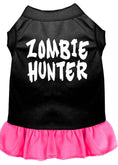 Load image into Gallery viewer, Halloween Pet Dog & Cat Dress Screen Printed, "Zombie Hunter"