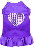 Load image into Gallery viewer, Pet Dress "Chevron Heart"