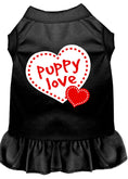 Load image into Gallery viewer, Pet Dress Screen Printed, "Puppy Love"