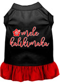 Load image into Gallery viewer, Christmas Pet Dress Screen Printed, "Mele Kalikimaka"