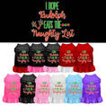 Load image into Gallery viewer, Christmas Pet Dress Screen Printed, "I Hope Rudolph Eats The Naughty List"