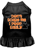 Load image into Gallery viewer, Halloween Pet Dress "Don't Scare Me, I Poop Easily"