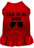 Load image into Gallery viewer, Pet Dress "Talk To Me Goose"