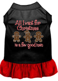 Load image into Gallery viewer, Christmas Pet Dress, "All I Want For Christmas Is A Few Good Men"