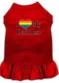 Load image into Gallery viewer, Pet Dress "I Heart My Daddies"