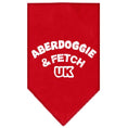 Load image into Gallery viewer, Pet and Dog Bandana Screen Printed, "Aberdoggie & Fetch UK"