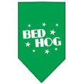 Load image into Gallery viewer, Pet and Dog Bandana Screen Printed, "Bed Hog"