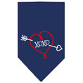 Load image into Gallery viewer, Pet and Dog Bandana Screen Printed, "XOXO"