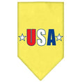 Load image into Gallery viewer, Pet and Dog Bandana Screen Printed, "USA Star"