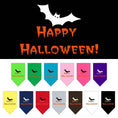 Load image into Gallery viewer, Halloween Pet and Dog Bandana Screen Printed, "Happy Halloween"