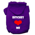 Load image into Gallery viewer, Pet Hoodie "Bitches Love Me"