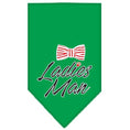 Load image into Gallery viewer, Pet and Dog Bandana Screen Printed, "Ladies Man"