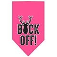 Load image into Gallery viewer, Pet and Dog Bandana Screen Printed, "Buck Off"