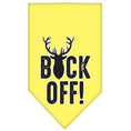 Load image into Gallery viewer, Pet and Dog Bandana Screen Printed, "Buck Off"