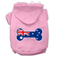 Load image into Gallery viewer, Pet Hoodie "Bone Shaped Australian Flag"