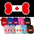 Load image into Gallery viewer, Pet Hoodie "Bone Shaped Canadian Flag"