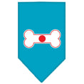 Load image into Gallery viewer, Pet and Dog Bandana Screen Printed, "Bone Shaped Flag Japan"
