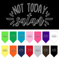 Load image into Gallery viewer, Pet and Dog Bandana Screen Printed, "Not Today Satan"