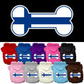 Load image into Gallery viewer, Pet, Dog & Cat Hoodie Screen Printed, "Bone Shaped Finland Flag"
