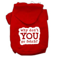 Load image into Gallery viewer, Pet Hoodie Screen Printed, "Fetch"