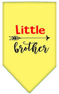 Load image into Gallery viewer, Pet and Dog Bandana Screen Printed, "Little Brother"