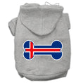 Load image into Gallery viewer, Pet Hoodie "Bone Shaped Iceland Flag"