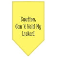 Load image into Gallery viewer, Pet and Dog Bandana Screen Printed, "Caution: Can't Hold My Licker"