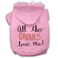 Load image into Gallery viewer, Halloween Pet Hoodie "All The Ghouls Love Me"