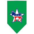 Load image into Gallery viewer, Pet and Dog Bandana Screen Printed, "Democrat"